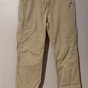 Carhartt Men's Fleece Lined Pants 34x30 - Tan